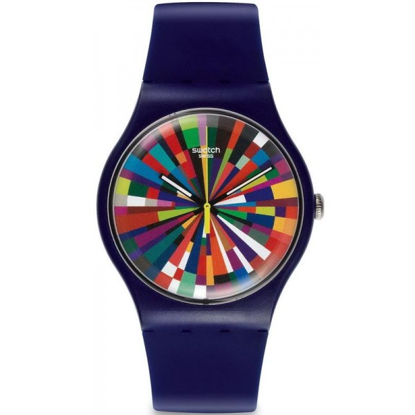 Buy Swatch Unisex Watch New Gent Color Explosion SUOV101