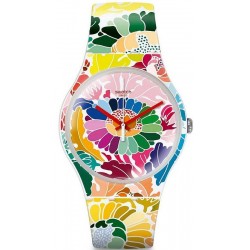 Montre Femme Swatch New Gent Flowerfool SUOW126
