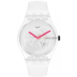 Orologio Unisex Swatch New Gent Snow Blur SUOW172