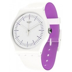 Swatch Damenuhr New Gent Whitenpurple SUOW173