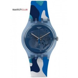 Купить Swatch Club Унисекс Часы New Gent Silverscape SUOZ215