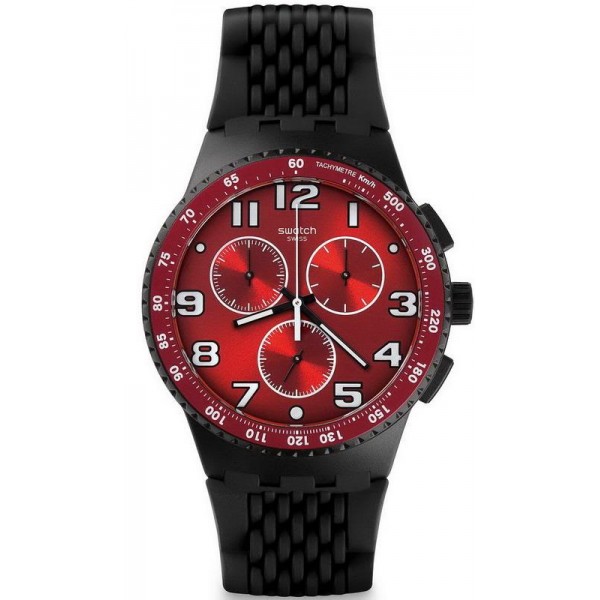 Acheter Montre Homme Swatch Chrono Plastic Testa di Toro SUSB101 Chronographe