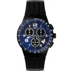 Купить Swatch Унисекс Часы Chrono Plastic Nitespeed SUSB402 Хронограф