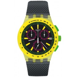 Montre Unisex Swatch Chrono Plastic Yel-Lol SUSJ402 Chronographe