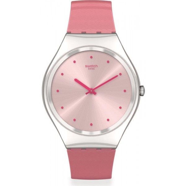Buy Swatch Ladies Watch Skin Irony Rose Moire SYXS135