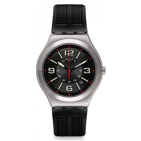 Buy Men's Swatch Watch Irony Big Classic Black Grid YWS444